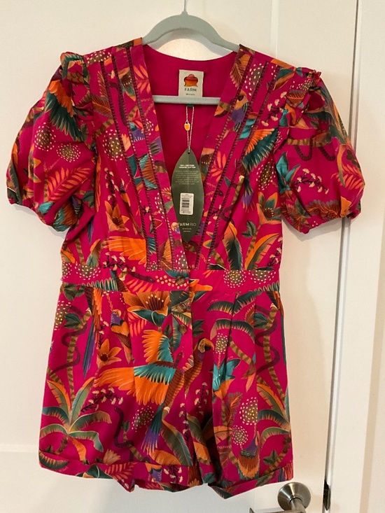 FARM Rio Other - Farm Rio Macaw Romper Size L